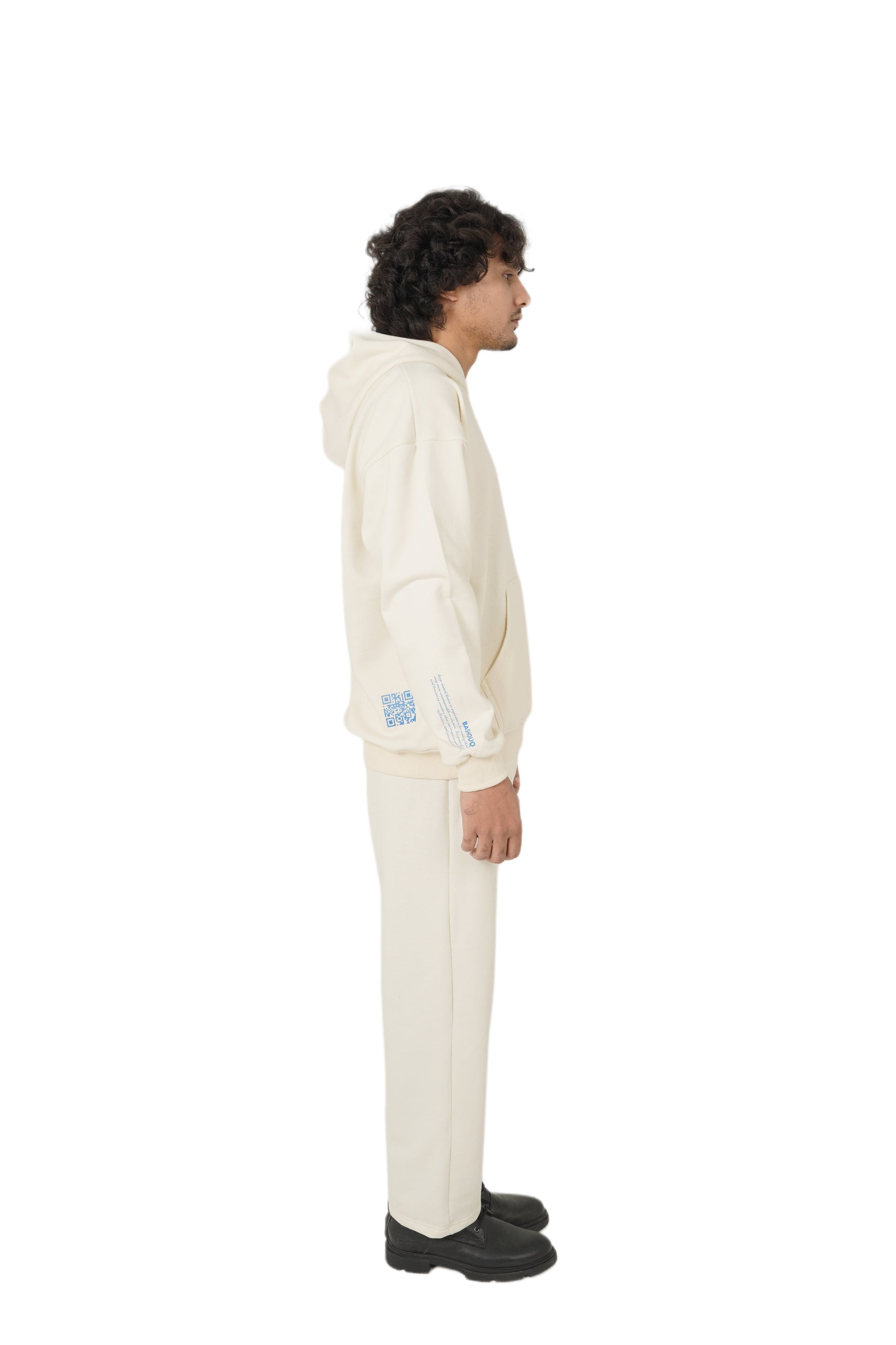 IVORY WHITE HOODIE - Premium  from bashouq - Just $5500! Shop now at bashouq