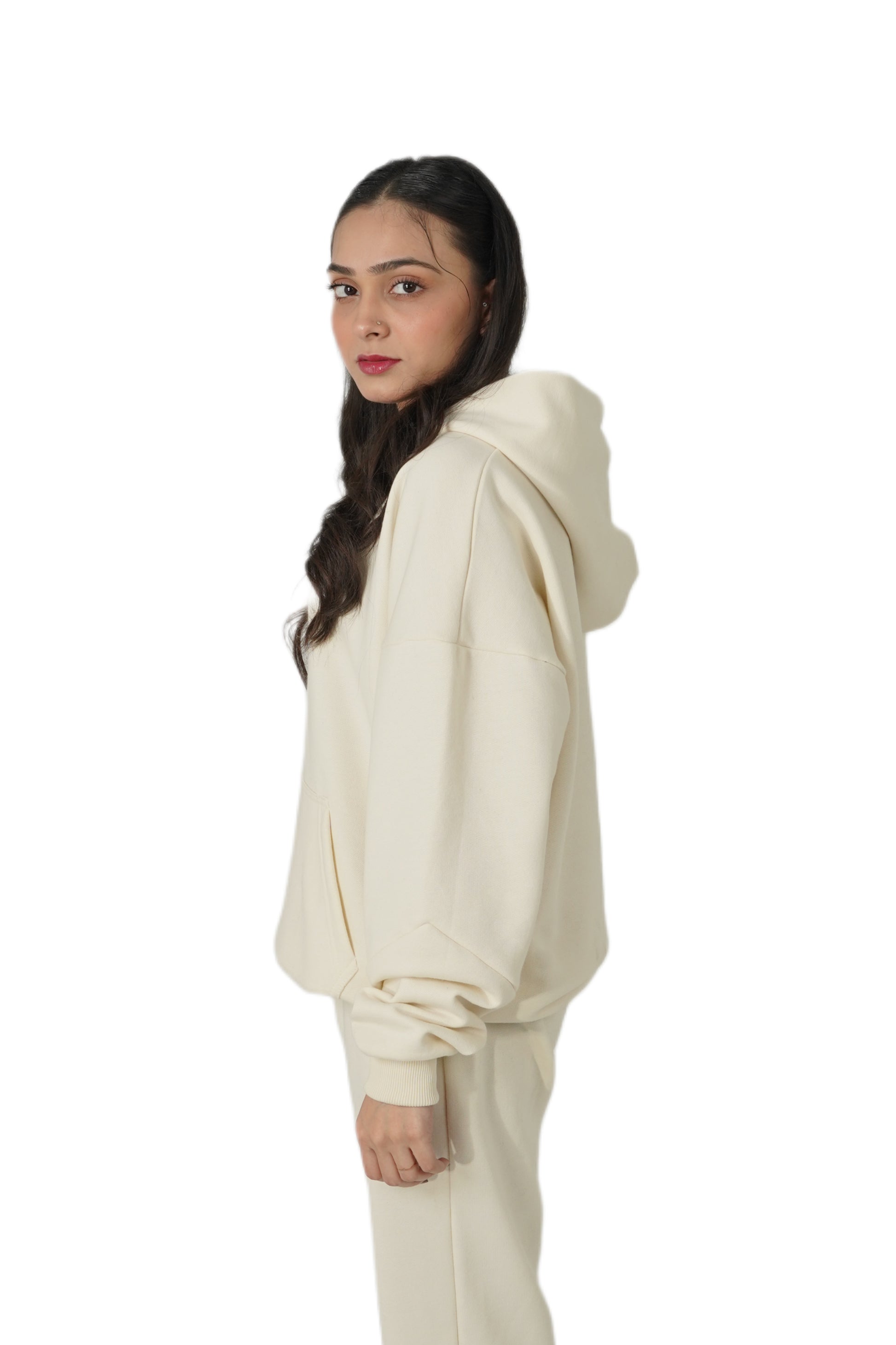 IVORY WHITE HOODIE - Premium  from bashouq - Just $5500! Shop now at bashouq