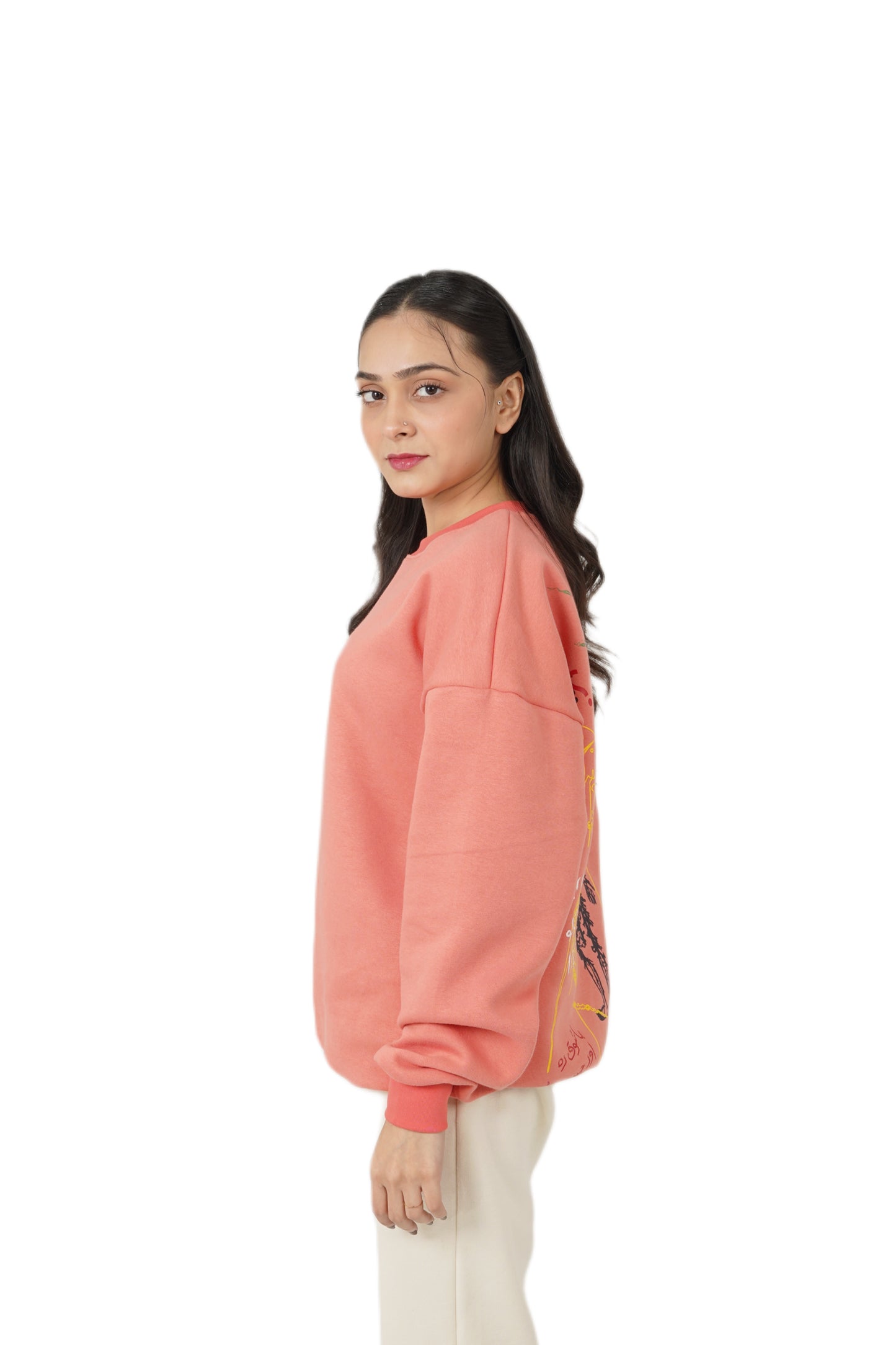 PEACH PARADOX SWEATSHIRT - Premium  from bashouq - Just $6500! Shop now at bashouq