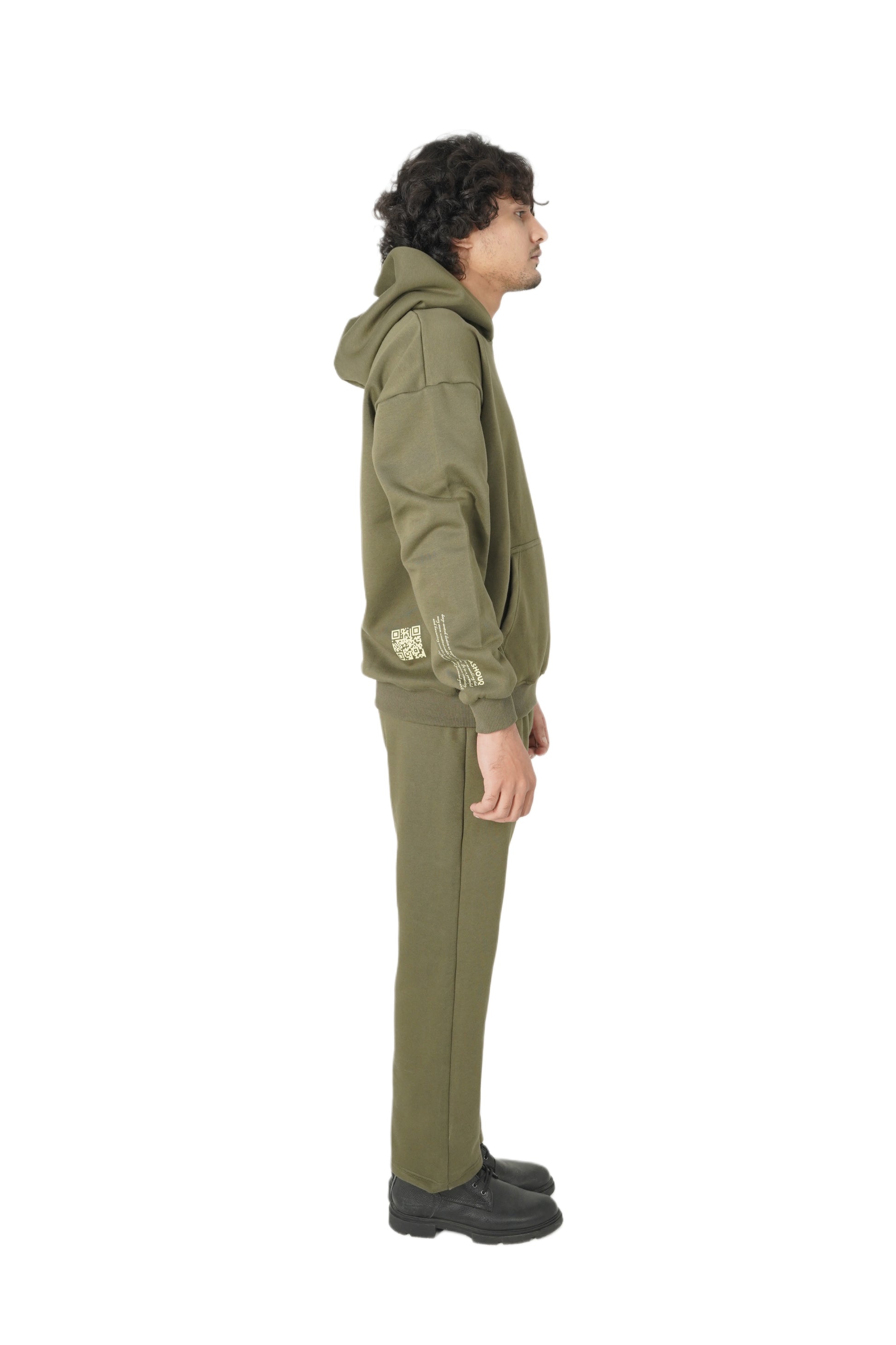 OLIVE GREEN HOODIE - Premium  from bashouq - Just $5500! Shop now at bashouq